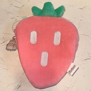 Pusheen Strawberry Plush Bag